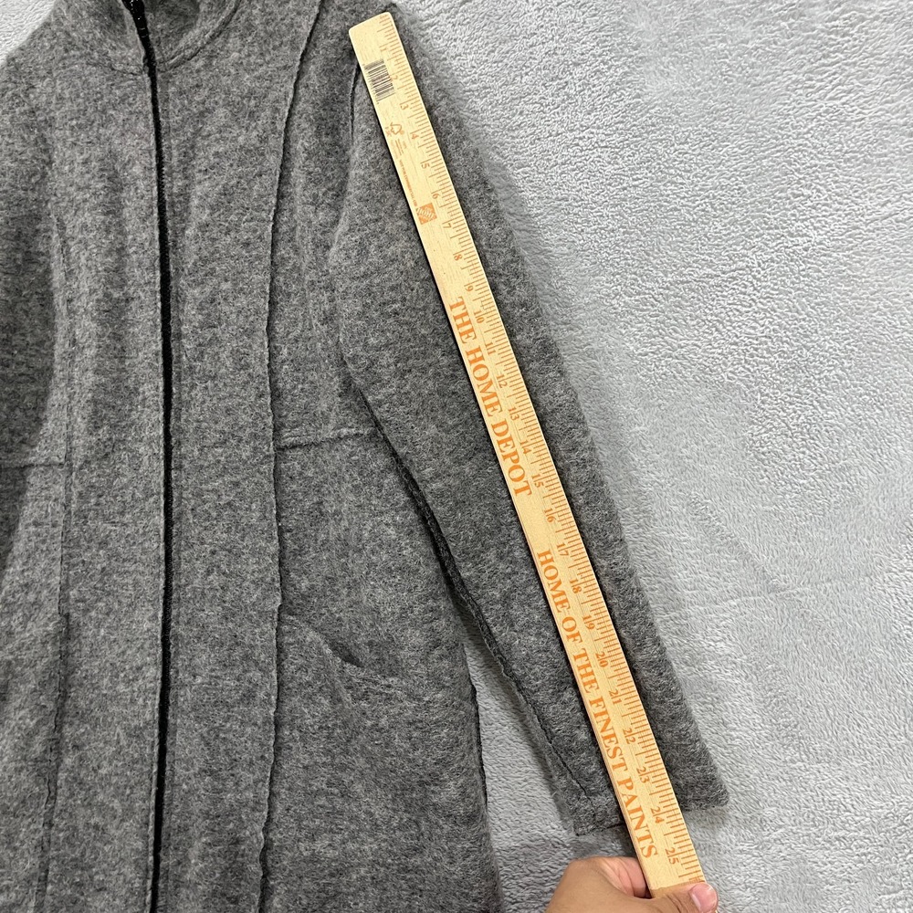 Cut Loose Jacket Women Medium Full Zip Wool USA Made Minimalist Preppy Career - Picture 8 of 11